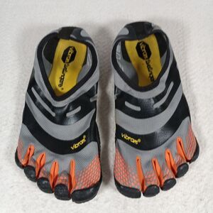 VIBRAM FiveFingers Mens Minimalist Running Shoes Size 41 Black Gray 13M0102